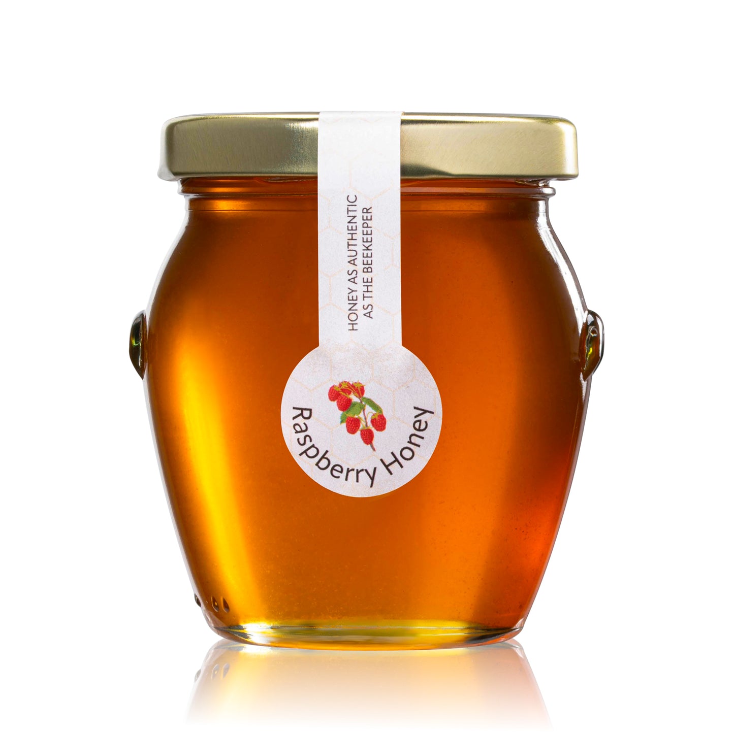 Raspberry Blossoms Raw Honey wt. 10oz.