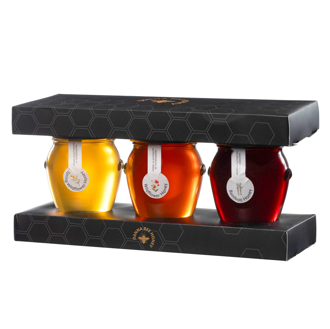 A Signature Trio Gift Set of 3 10 oz. Local Honey