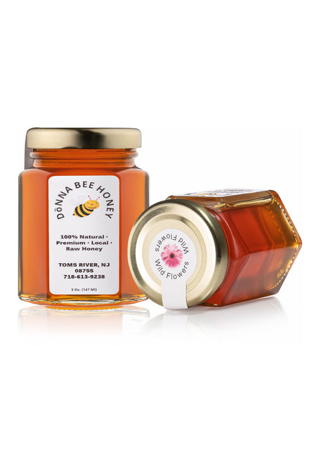 New Jersey Local Raw Wildflower Honey - Wt. 5oz